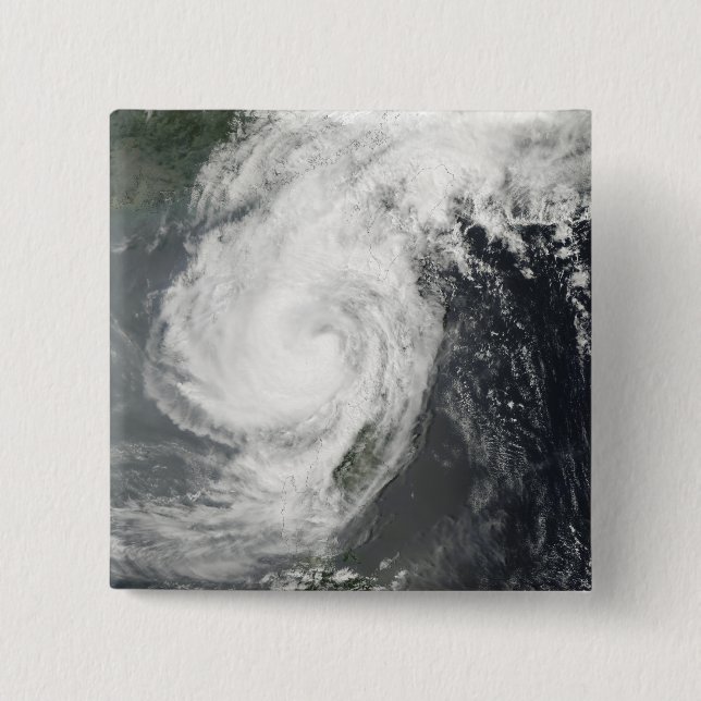 Tropical Storm Parm 2 Inch Square Button (Front)