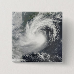 Tropical Storm Parma approaching China and Viet 2 Inch Square Button