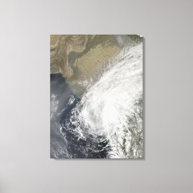 Tropical Storm Phyan Canvas Print (Front)
