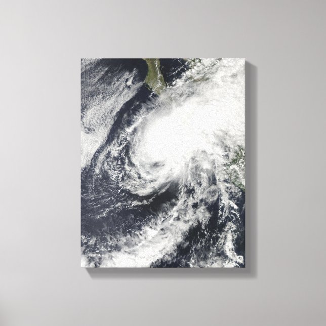 Tropical Storm Rick approaching Mexico Canvas Print (Front)