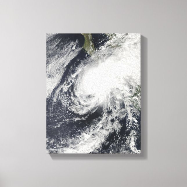 Tropical Storm Rick approaching Mexico Canvas Print (Front)