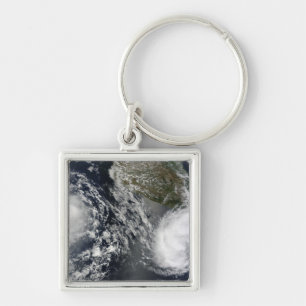 Tropical Storms Blas and Celia Keychain