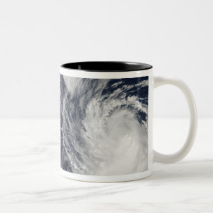 Tropical storms Boris and Cristina Two-Tone Coffee Mug