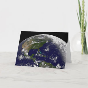 Tropical Storms On Planet Earth. Card
