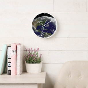 Tropical Storms On Planet Earth. Clock