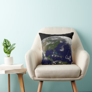 Tropical Storms On Planet Earth. Throw Pillow