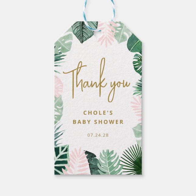 Tropical Summe Gift Tag (Front)