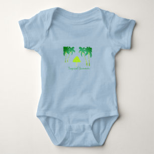 Tropical Summer Baby Bodysuit