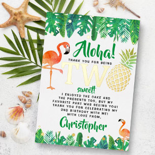 Tropical Summer Beach Luau Boys 2nd Birthday