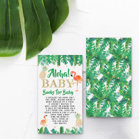 Tropical Summer Beach Luau Boys Baby Shower Book