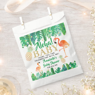 Tropical Summer Beach Luau Boys Baby Shower Favour Bag