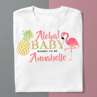 Tropical Summer Beach Luau Girls Baby Shower
