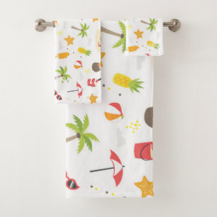 Tropical Summer Beach Vacances Motif Design