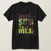 Tropical Summer Chic Graphic Vacation Sun