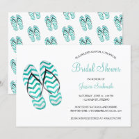 Tropical Summer Flip Flops Bridal Shower