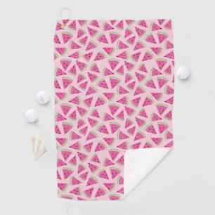 Tropical Summer Fruit Watermelon Pattern Golf Towel