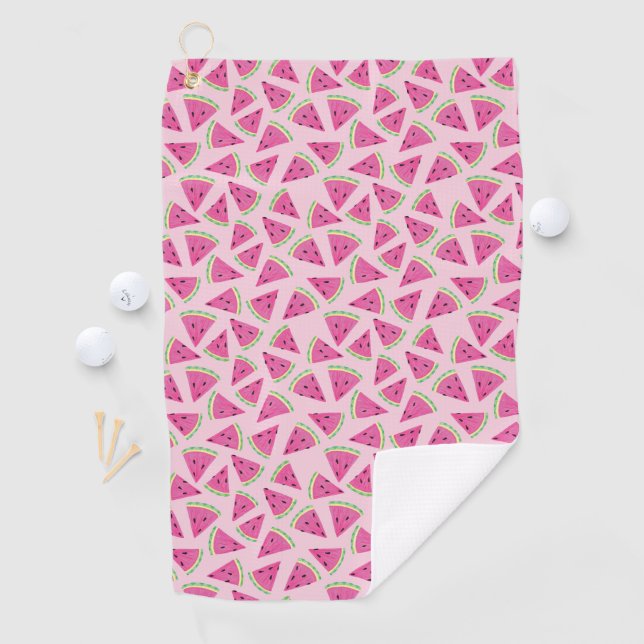 Tropical Summer Fruit Watermelon Pattern Golf Towel (InSitu)