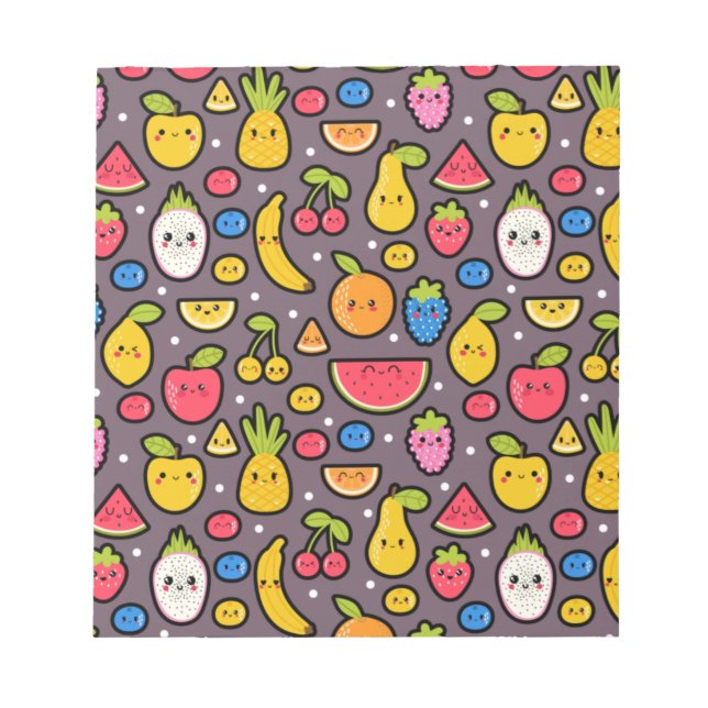 Tropical Summer Holiday Beach Party Pattern    Notepad (Front)
