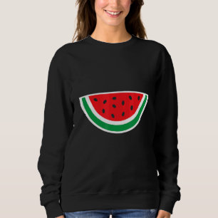 Tropical Summer Juicy Watermelon Summertime Vegan Sweatshirt