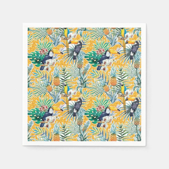 Tropical Summer Napkin (Front)