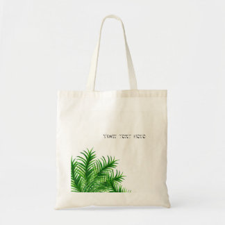 Tropical Summer Palm Tree Leaf Beach Tote Bag