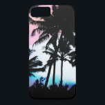 Tropical Summer Palm Trees Pink Blue Sunset Sky Case-Mate iPhone Case<br><div class="desc">Stylize your electronic device, whether that's a phone case, sleeve, cover, or another device accessory, with this stylish design. It features an artistic modern pink and blue tropical summer sunset sky and black palm trees, print that will add a custom and personalized flair to your own style of fashion. Or...</div>