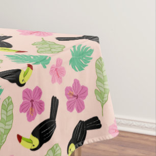 Tropical summer pattern tablecloth