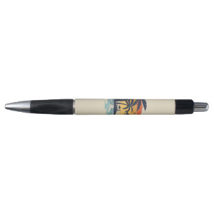 Tropical summer scene pen