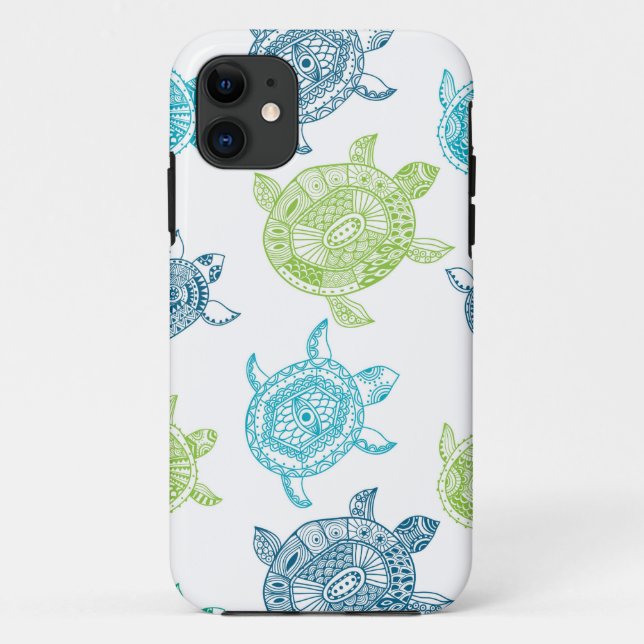Tropical Summer Sea Turtles iPhone 5 5S Case-Mate iPhone Case (Back)