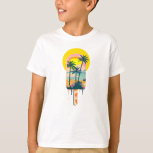 Tropical Summer Sunset Sweets Paradise T-Shirt