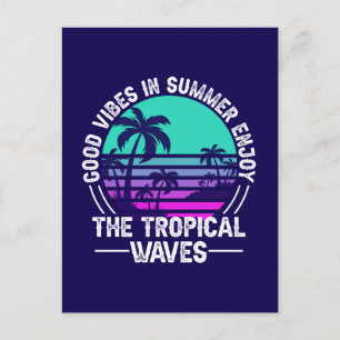 Tropical Summer Vibes-82646 Holiday Postcard