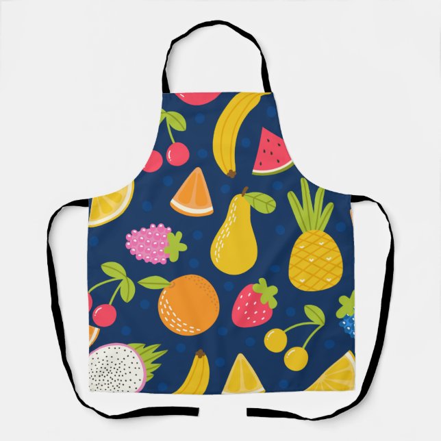  Tropical Summer Waves Beach Party Pattern      Apron (Front)