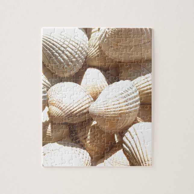 Tropical Sunny Exotic Sea Shells Jigsaw Puzzle (Vertical)