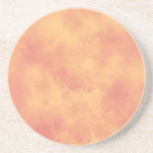 Tropical Sunrise Cloud Effect Sandstone Coaster