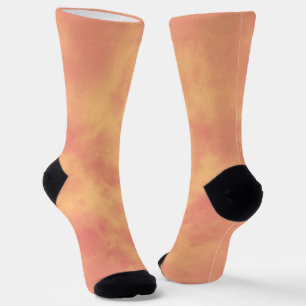Tropical Sunrise Cloud Effect Socks