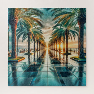 Tropical Sunrise Jigsaw Puzzle