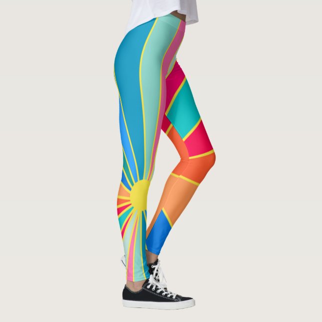 Tropical Sunrise  Leggings (Right)