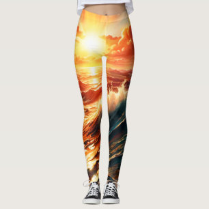 Tropical Sunrise Leggings