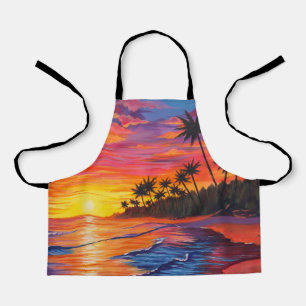 Tropical Sunset Apron