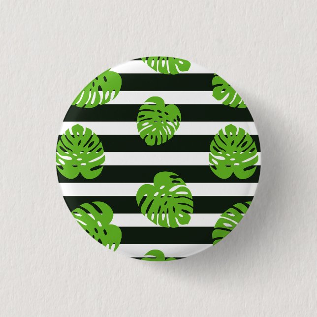 Tropical Sunset Art 1 Inch Round Button (Front)