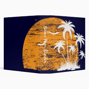 Tropical Sunset Avery Binder