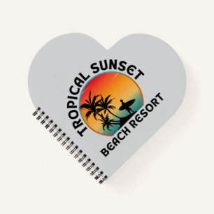 TROPICAL SUNSET BEACH RESORT NOTEBOOK