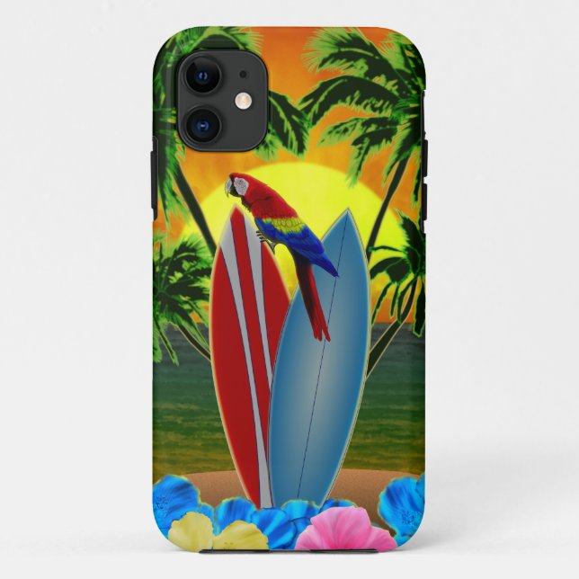 Tropical Sunset Case-Mate iPhone Case (Back)