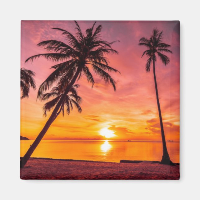 Tropical Sunset Magnet (Front)