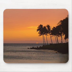 Tropical Sunset Mouse Pad