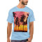Tropical Sunset: Palm Silhouette Serenity.