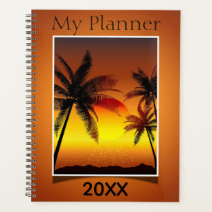 Tropical Sunset  Planner