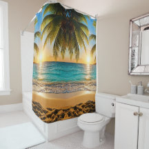 Tropical Sunset Sanctuary | Golden Hour Palm Beach