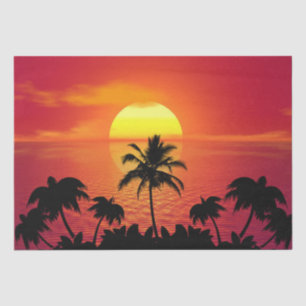 Tropical Sunset Tissue Paper
