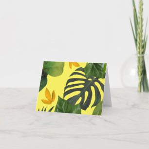 Tropical Sunshine Canopy Note Card